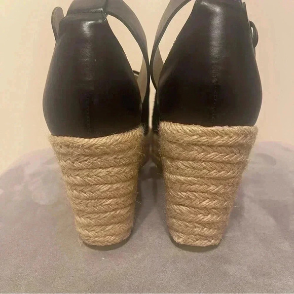 Marc Fisher black suede and leather espadrilles Size 8.5 Excellent condition - Picture 7 of 13